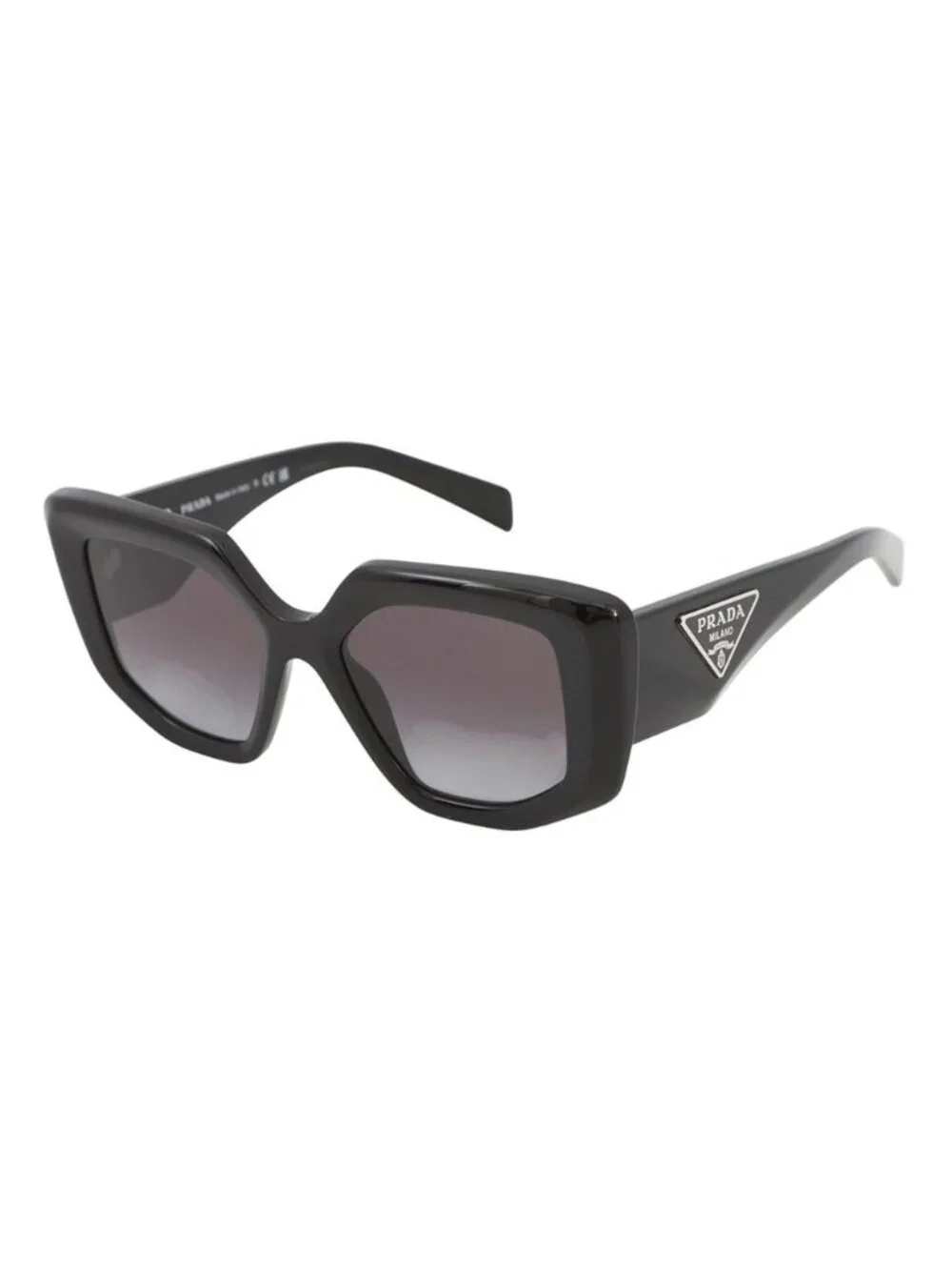 Prada Sunglasses Triangle Logo Polygon Eyewear